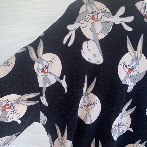 Peter Alexander Bugs Bunny Looney Tunes Long Sleeved Womens Knit Top Size Small - Picture 8 of 14